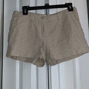 Crochet knit shorts